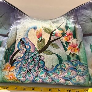Anna by Anuschka large leather hobo handbag